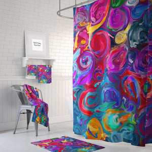 Boho Hippie Shower Curtain