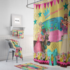 Retro Camper Shower Curtain