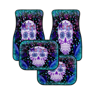 Sugar Skull Cat Mats