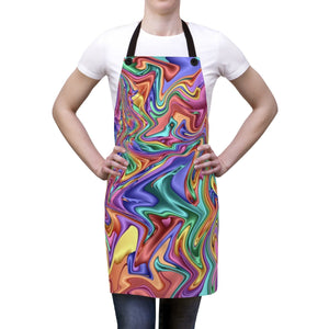 Apron, Psychedelic Design, Boho Hippie