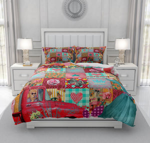 Folk N Funky  Duvet Cover