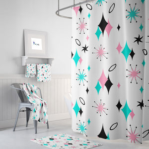 Mid Century Modern Shower Curtain