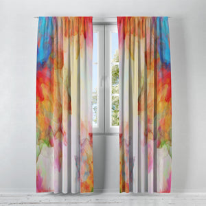 Summer Breeze Boho Window Curtains