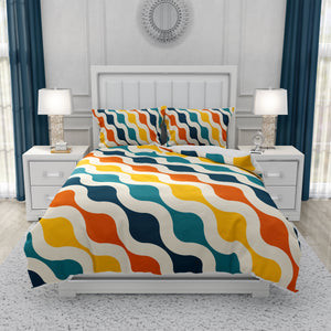 Folk N Funky  Mid Century Modern Duvet Cover
