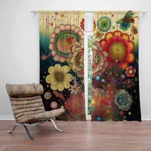 Arlo Floral Window Curtains