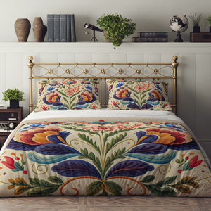 Folk N Funky  Duvet Cover
