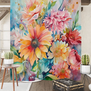 Meadow Garden Floral Shower Curtain