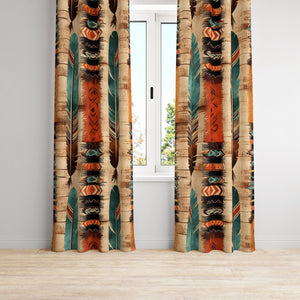 Southwestern Boho Window Curtains