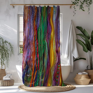 Boho Abstract Shower Curtain