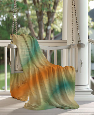Vintage Tie Dye Abstract Pattern  Fleece Blanket